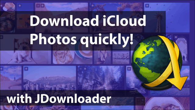 Download icloud photos with jdownloader