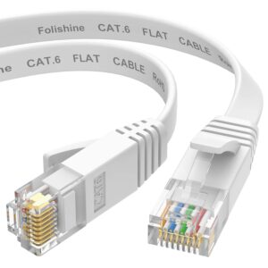Cat 6 Flat White 15'