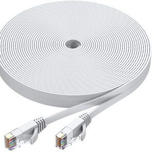 Cat 6 Flat White 50'