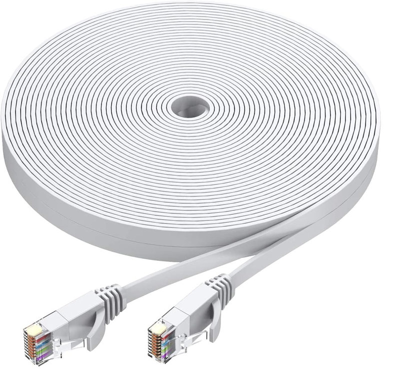 Cat 6 Flat White 50′