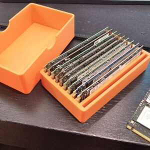 10x M.2 SSD Organizer w/ Lid